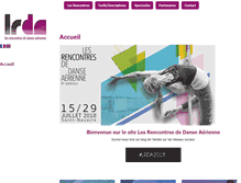 Tablet Screenshot of lesrencontresdedanseaerienne.com